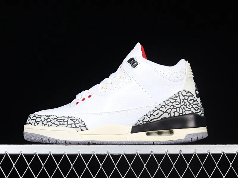 All categories Air Jordan Jordan series basketball shoes Air Jordan 3 Air Jordan 3 Retro "Fire Red" AJ3 Joe 3 new white cement DN3707-100